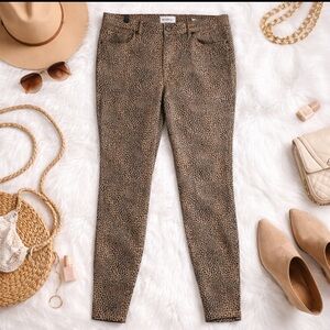 William Rast Jeans Women Perfect Skinny High Rise Stretch Animal Print 32 x 26